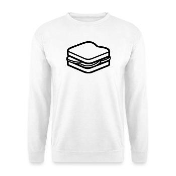 sandwich - Unisex Sweatshirt - white - Front