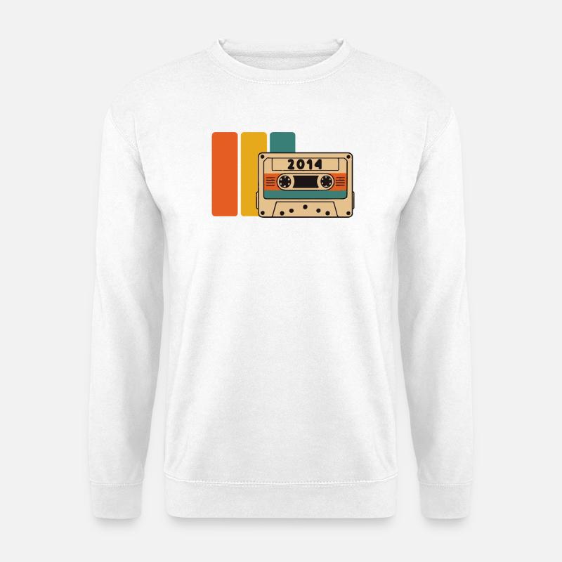 Geburtstag 2014 Geburtstag 2014 Geboren 2014 Geburtstag - Unisex Pullover - Weiß