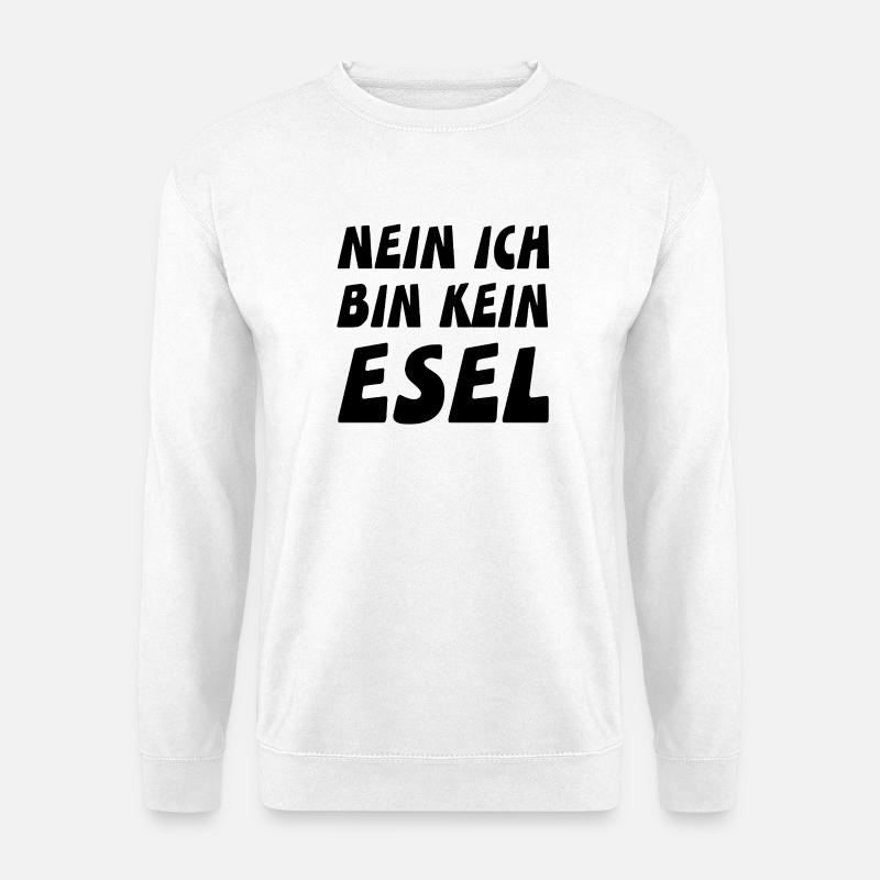 Esel - Unisex Pullover - Weiß