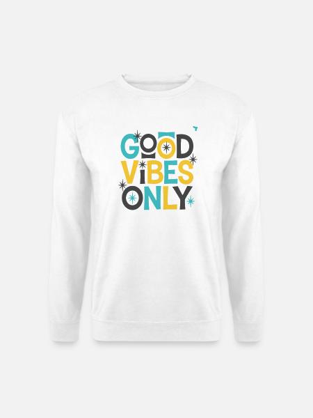Nur gute Stimmung! - Unisex Pullover - Weiß