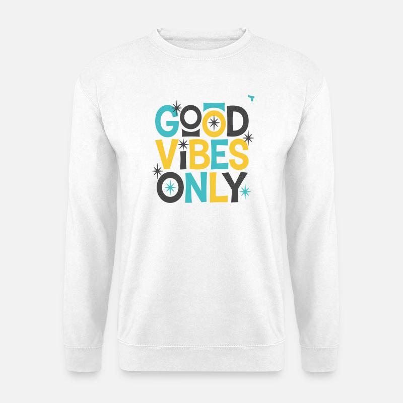 Nur gute Stimmung! - Unisex Pullover - Weiß