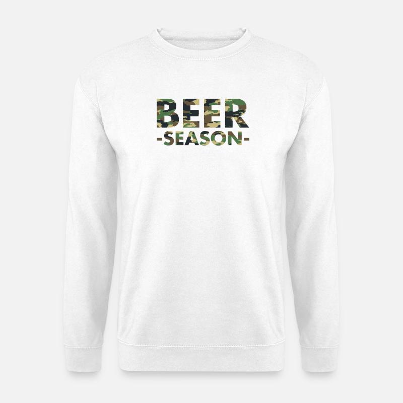 Beer Season - Bier Saison - Unisex Pullover - Weiß