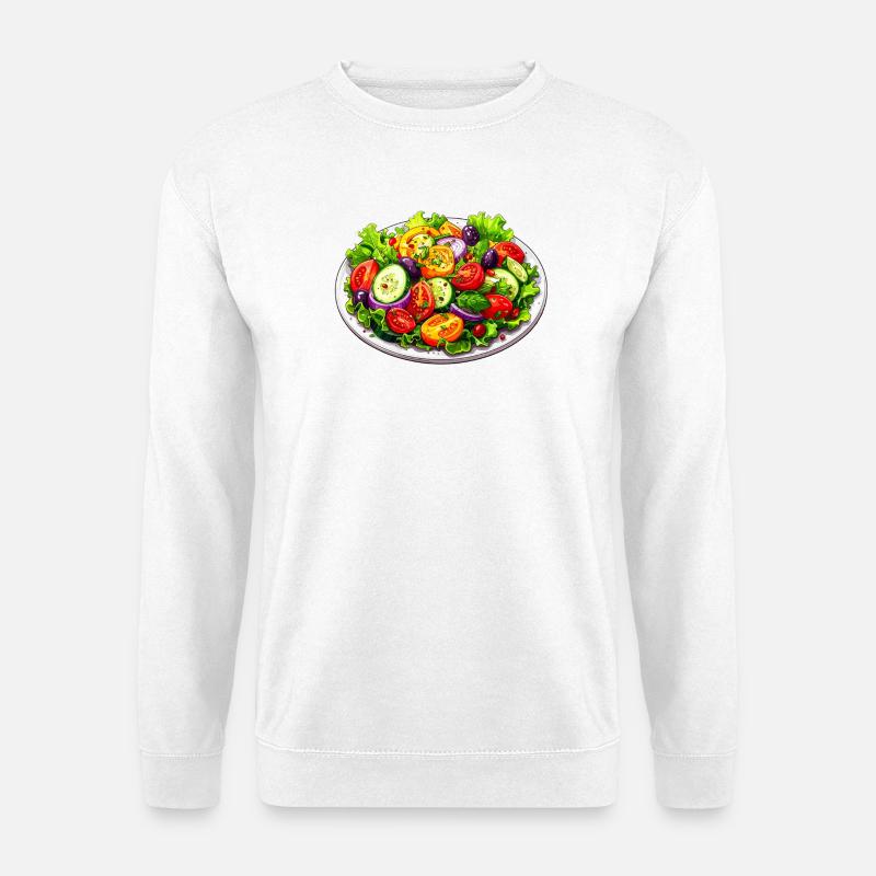 Salat - Unisex Pullover - Weiß