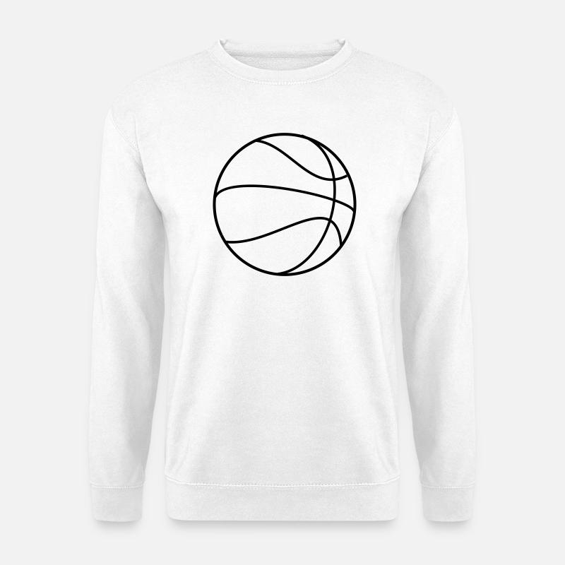 Basketball - Unisex Pullover - Weiß