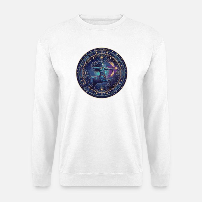 Schütze Sternenzeichen - Unisex Pullover - Weiß