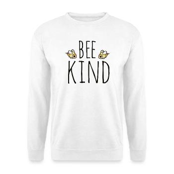 Bee Kind Typography - Unisex Sweatshirt - white - Front