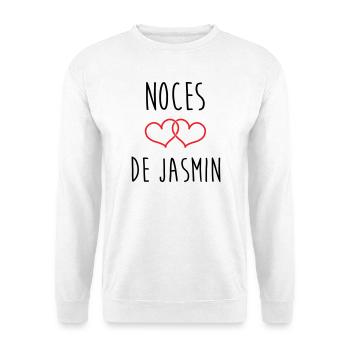 Wedding Anniversary - Jasmine Wedding (66 years) - Unisex Sweatshirt - white - Front