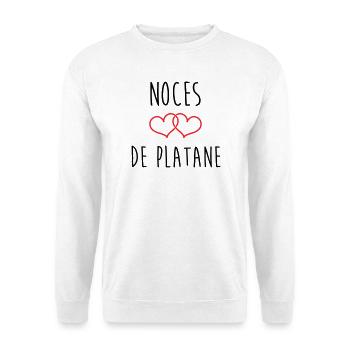 Wedding Anniversary - Wedding Wedding (61 years) - Unisex Sweatshirt - white - Front