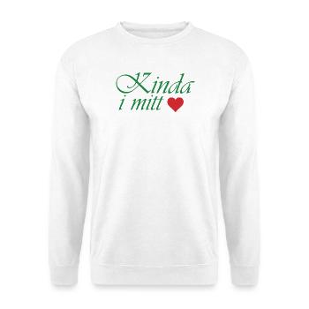 Un peu dans mon cœur - Sweat-shirt Unisexe - blanc - Devant