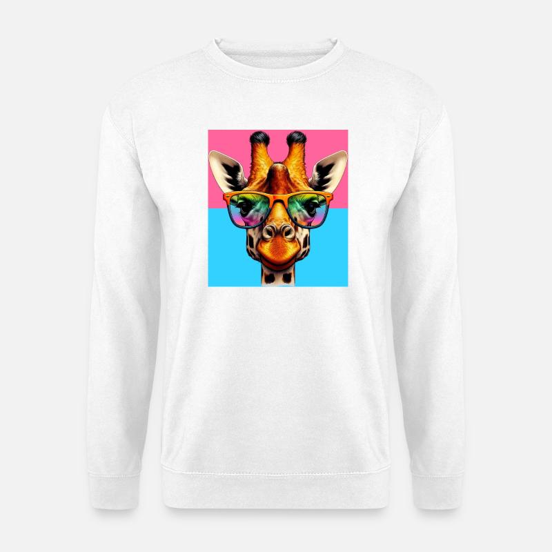 Giraffe - Unisex Pullover - Weiß