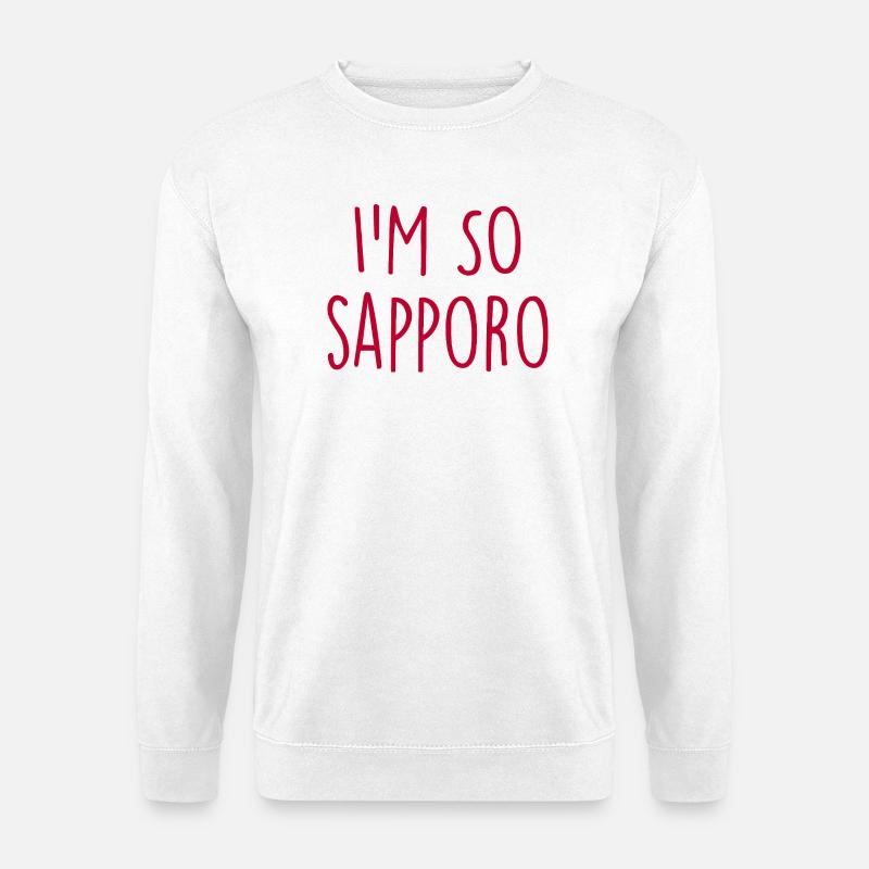 Sapporo Japan - Unisex Pullover - Weiß