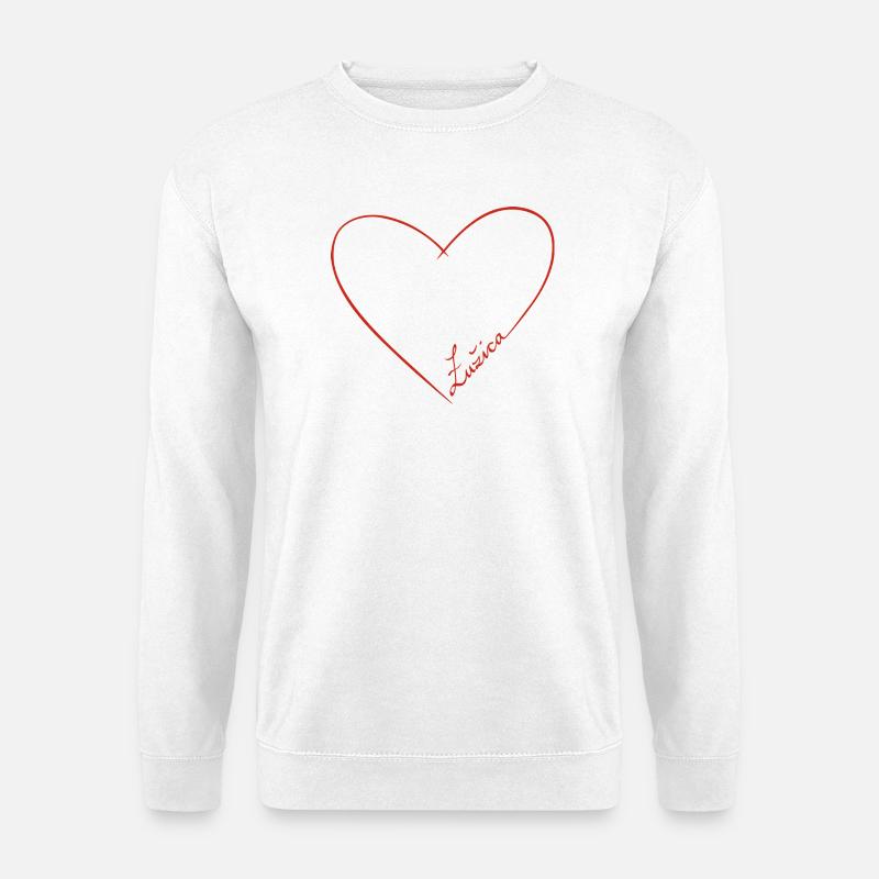 ŁUŽICA ♡ - Unisex Pullover - Weiß