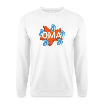 Oma - Unisex Pullover - Weiß - Vorne