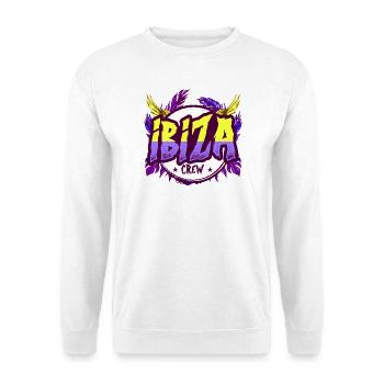 Ibiza Crew Bunt - Unisex Pullover - Weiß - Vorne