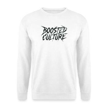 Culture boostée pour les fans de tuning autocollants - Sweat-shirt Unisexe - blanc - Devant