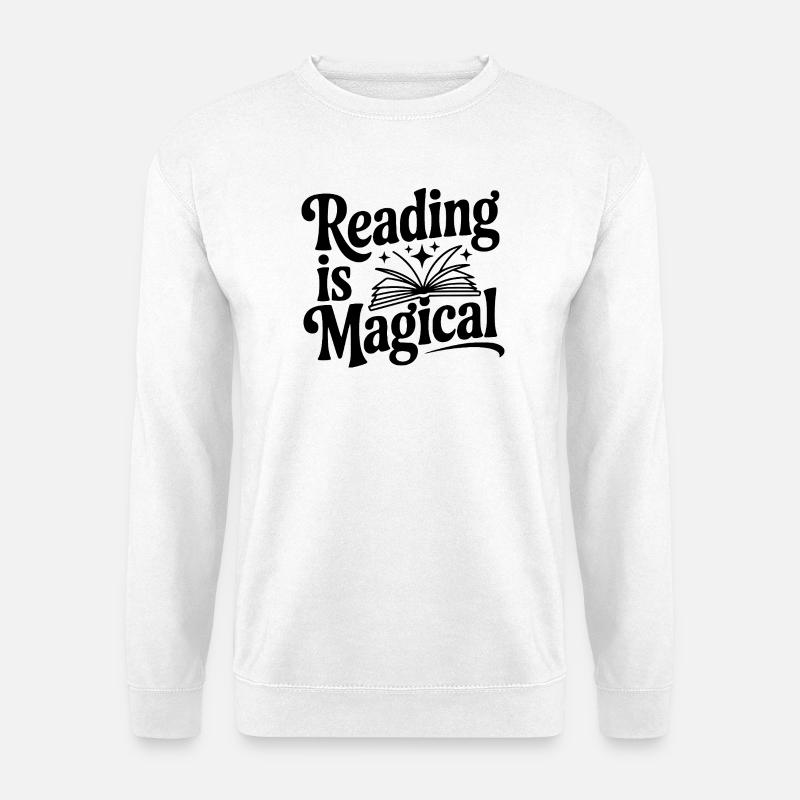 Reading is Magical - Unisex Sweatshirt - white