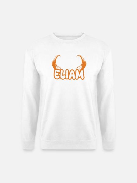 Teufel Eliam - Unisex Pullover - Weiß