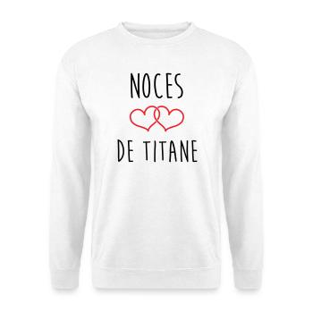 Titanium Wedding 72 Years of Marriage - Unisex Sweatshirt - white - Front