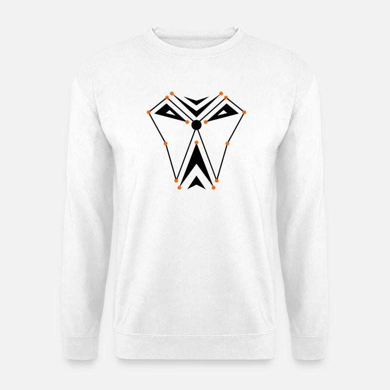 Alien Schädel - Unisex Pullover - Weiß
