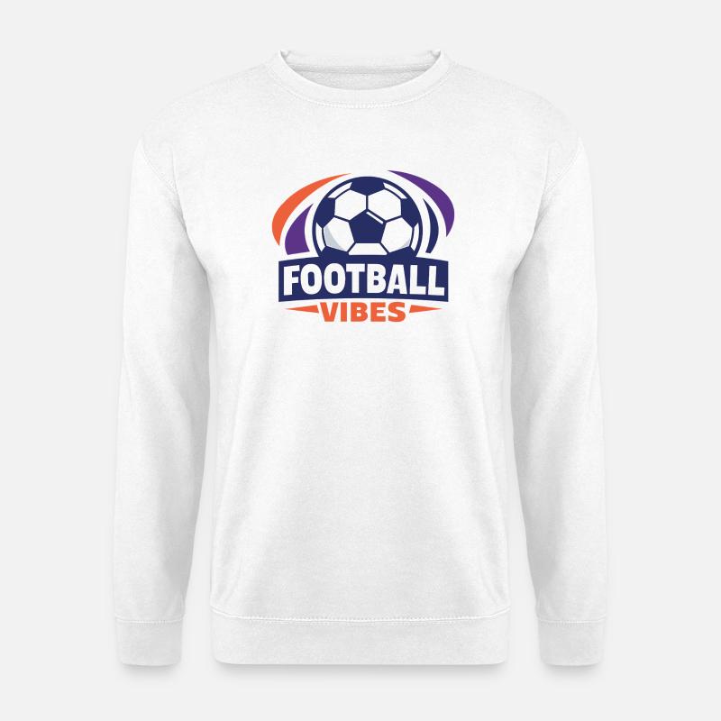 Football_vibes - Unisex Pullover - Weiß