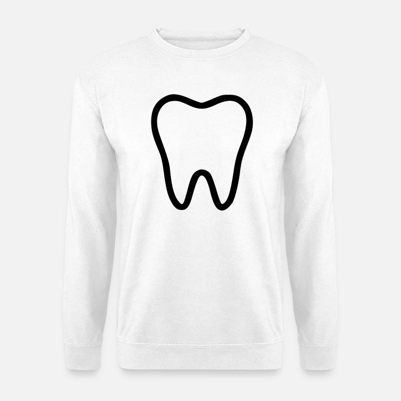 Tooth, Teeth, Dentist Gift - Unisex Sweatshirt - white