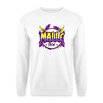 Malle Crew Bunt - Unisex Pullover - Weiß - Vorne
