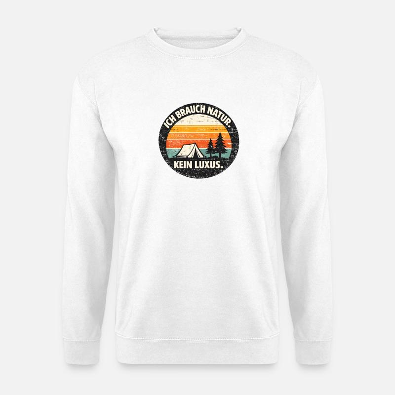 Natur Pur Kein Luxus - Unisex Pullover - Weiß