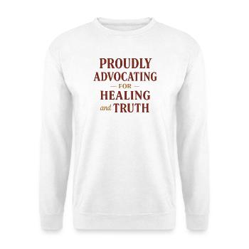 Forensic Nurse Practitioner Healing & Truth - Unisex Pullover - Weiß - Vorne