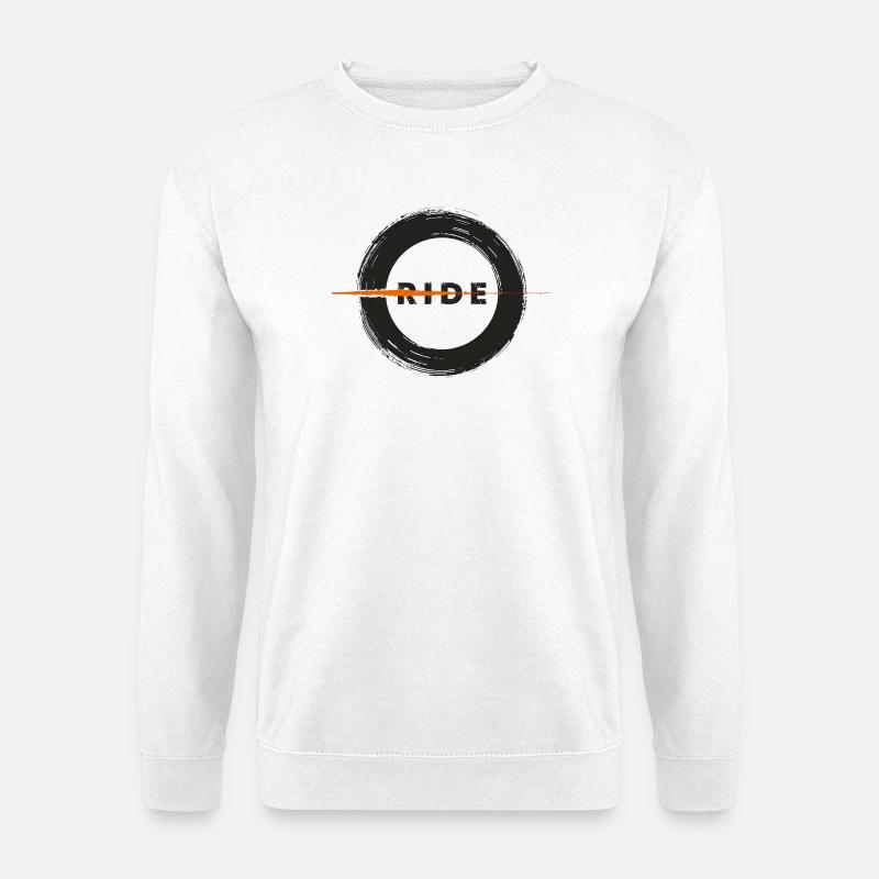 Urban Cycling - Road Art - Unisex Pullover - Weiß