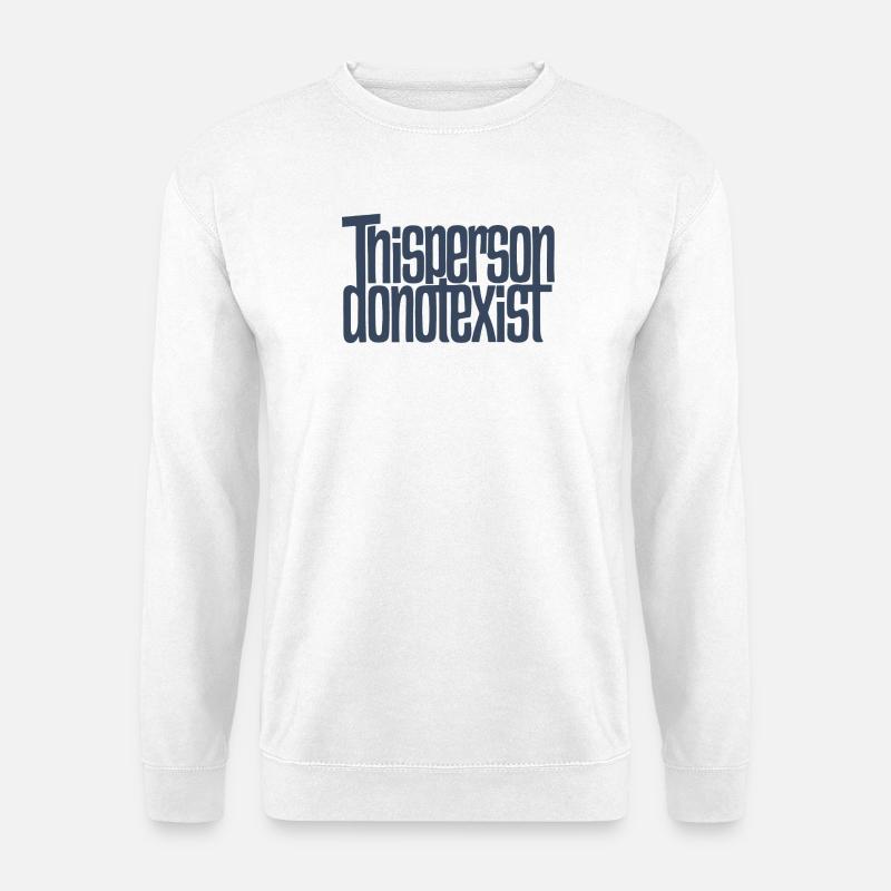 ThisPersonDoNotExist - Unisex Sweatshirt - white