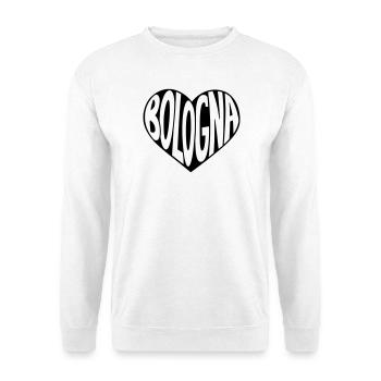 Bologna Heart Typography - Unisex Sweatshirt - white - Front