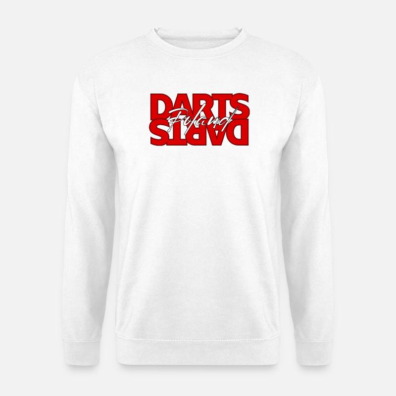 Darts Polen Logo - Unisex Pullover - Weiß