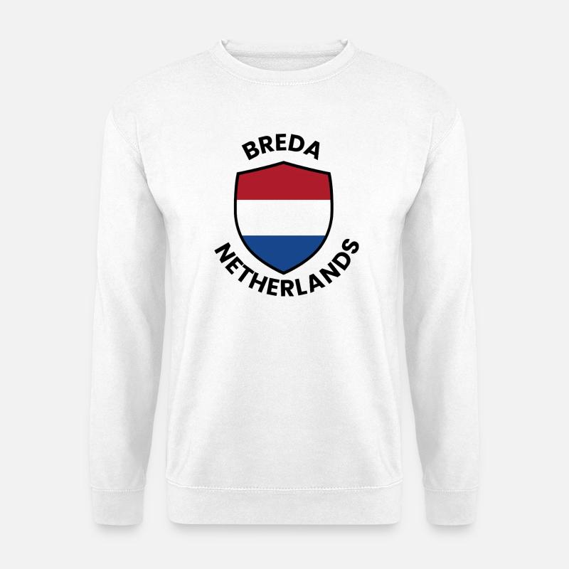 Breda Shield Netherlands - Unisex Sweatshirt - white