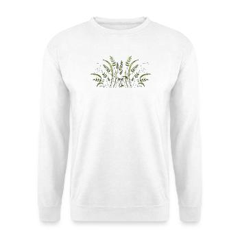 Fleur - Sweat-shirt Unisexe - blanc - Devant