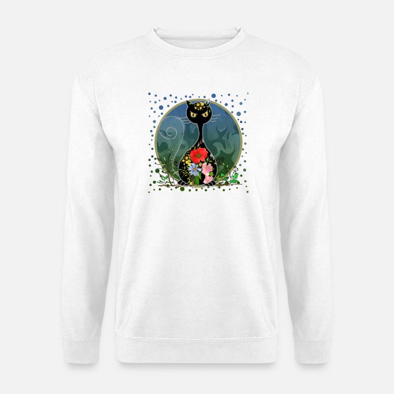 cat - Unisex Sweatshirt - white
