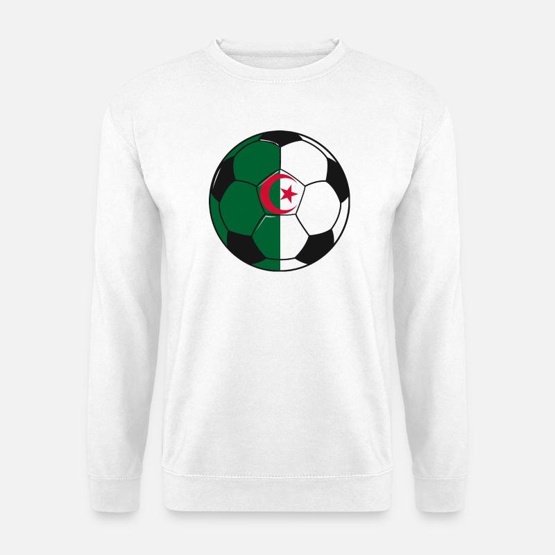 Football_team_Algeria - Unisex Pullover - Weiß