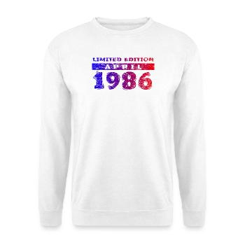 40e anniversaire Édition Limitée 04/1986 - Sweat-shirt Unisexe - blanc - Devant