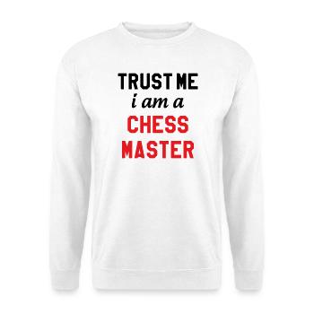 Maître de l'Échiquier Chess Master Pro - Unisex Sweatshirt - white - Front