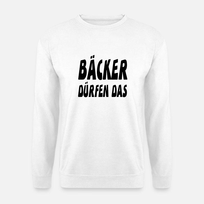 Bäcker - Unisex Pullover - Weiß