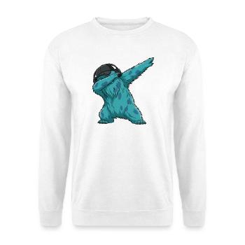 Dabbing Monster Fluffonster Fluffo Dancing - Unisex Sweatshirt - white - Front