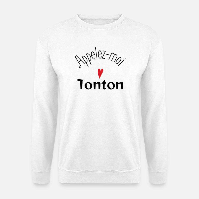 Call me Uncle For Men - Unisex Sweatshirt - white