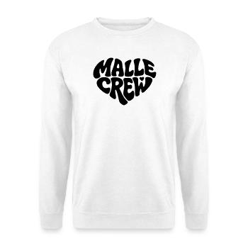 Malle Crew - Sweat-shirt Unisexe - blanc - Devant