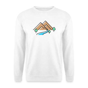 Berge Mountains - Unisex Sweatshirt - white - Front