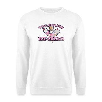 lol - Sweat-shirt Unisexe - blanc - Devant