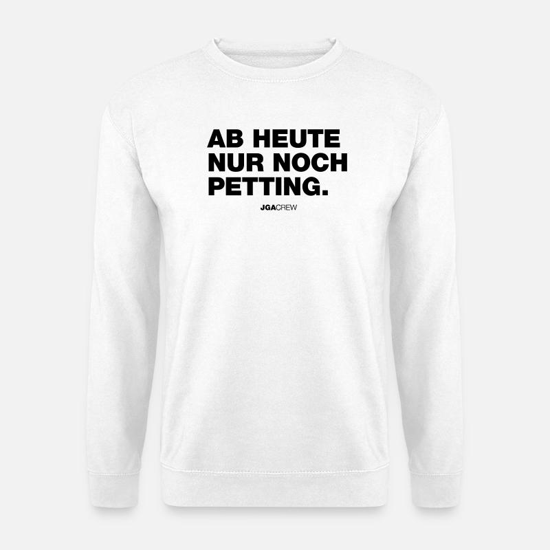 JGA: Petting - Illustration - Unisex Pullover - Weiß