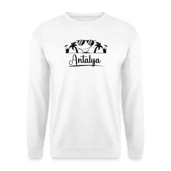 Antalya - Unisex Pullover - Weiß - Vorne