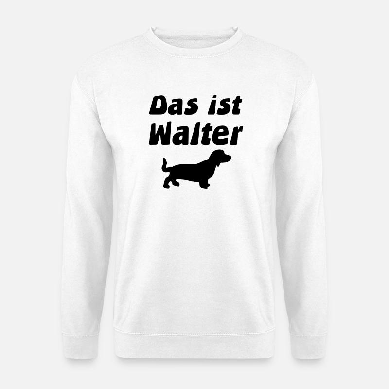 Dackel - Unisex Pullover - Weiß