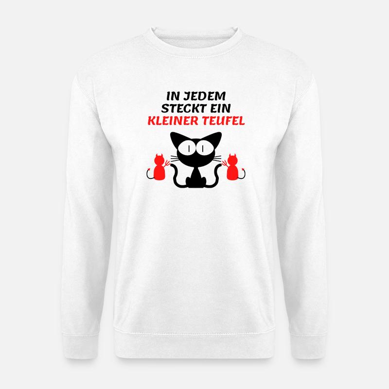 cat - Unisex Pullover - Weiß