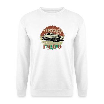 66e anniversaire - Classiques - Millésime depuis 04/1960 - Sweat-shirt Unisexe - blanc - Devant