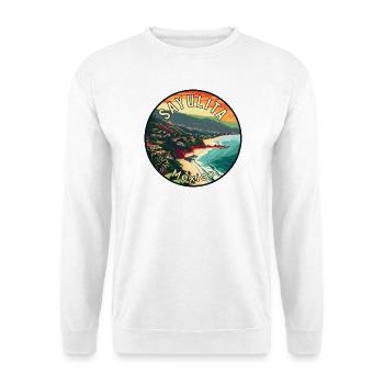 Erkunde das tropische Paradies Sayulita Mexiko - Unisex Pullover - Weiß - Vorne